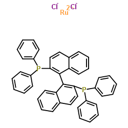 DICHLORO [(S)-(-)-2,2'-BIS(DIPHENYLPHOSPHINO)-1,1-BINAPHTHYL]RUTHENIUM(II) picture