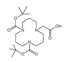 (Boc)2-[12]aneN3-CH2COOH结构式