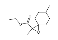 2,6-dimethyl-1-oxa-spiro[2.5]octane-2-carboxylic acid ethyl ester Structure