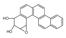 R-9,T-10-DIHYDROXY-T-11,12-OXY-9,10,11,12-TETRAHYDROBENZO[C]CHRYSENE structure