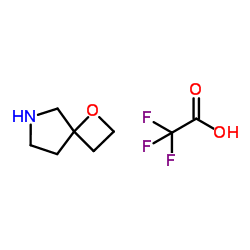 1-Oxa-6-azaspiro[3.4]octane 2,2,2-trifluoroacetate structure