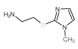 2-(1-methylimidazol-2-yl)sulfanylethanamine Structure