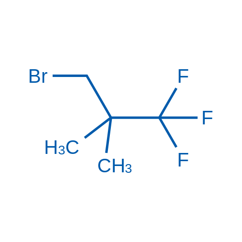 1-溴-2,2-二甲基-3,3,3-三氟丙烷结构式