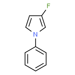 1H-Pyrrole,3-fluoro-1-phenyl-(9CI) structure