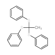 Benzene,1,1',1''-[ethylidynetris(thio)]tris-结构式