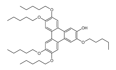 3,6,7,10,11-pentapentoxytriphenylen-2-ol Structure