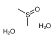 methylsulfinylmethane,dihydrate Structure