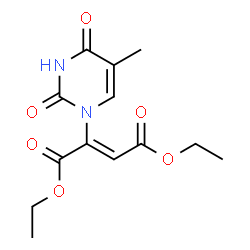 DIETHYL 2-(5-METHYL-2,4-DIOXO-3,4-DIHYDROPYRIMIDIN-1(2H)-YL)FUMARATE picture