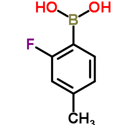 2-氟-4-甲基苯硼酸结构式
