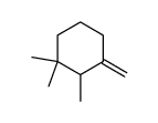 1,1,2-trimethyl-3-methylenecyclohexane结构式