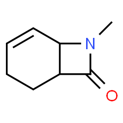 7-Azabicyclo[4.2.0]oct-4-en-8-one,7-methyl-(9CI) structure