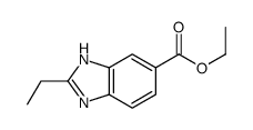 ethyl 2-ethyl-3H-benzimidazole-5-carboxylate Structure