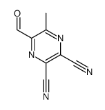 5-formyl-6-methylpyrazine-2,3-dicarbonitrile结构式