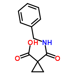 1-(Benzylcarbamoyl)cyclopropanecarboxylic acid Structure