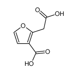 2-(carboxymethyl)furan-3-carboxylic acid Structure