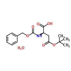 (R)-2-(((Benzyloxy)carbonyl)amino)-4-(tert-butoxy)-4-oxobutanoicacidhydrate图片