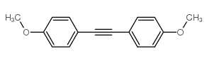 1-methoxy-4-[2-(4-methoxyphenyl)ethynyl]benzene Structure