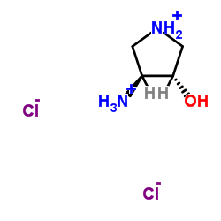 (3S,4S)4-Amino-3-Pyrrolidinol Dihydrochloride Structure