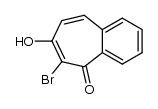 7-Bromo-6-hydroxy-2,3-benzotropon Structure