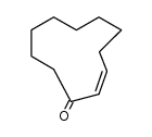 cis-2-cycloundecen-1-one Structure