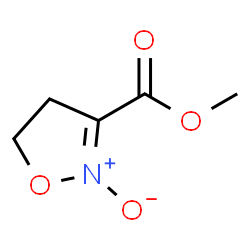 2-Isoxazoline-3-carboxylicacid,methylester,2-oxide(8CI) structure