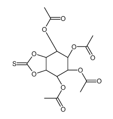 3,4,5,6-TETRA-O-ACETYL-MYO-INOSITOL-1,2-THIOCARBONATE structure