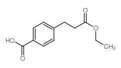 benzenepropanoic acid, 4-carboxy-, a-ethyl ester structure