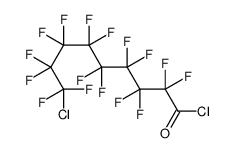 9-Chloro-2,2,3,3,4,4,5,5,6,6,7,7,8,8,9,9-hexadecafluorononanoyl c hloride Structure