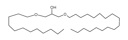 1-Dodecyloxy-3-octadecyloxy-2-propanol结构式