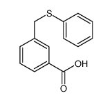 3-(phenylsulfanylmethyl)benzoic acid Structure