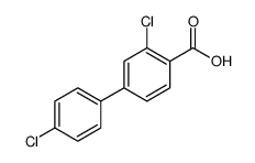 3,4'-DICHLORO-[1,1'-BIPHENYL]-4-CARBOXYLIC ACID structure