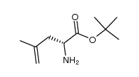 tert-butyl (R)-2-amino-4-methylpent-4-enoate Structure