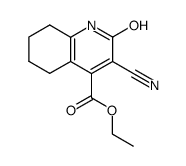 3-cyano-2-hydroxy-5,6,7,8-tetrahydro-quinoline-4-carboxylic acid ethyl ester Structure