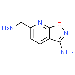 Isoxazolo[5,4-b]pyridine-6-methanamine, 3-amino- (9CI) structure