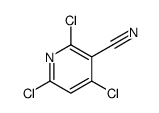 2,4,6-TRICHLORONICOTINONITRILE structure