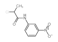 2-Chloro-N-(3-nitrophenyl)propanamide Structure