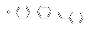 p-Chloro-p'-(2-phenylvinyl)biphenyl Structure