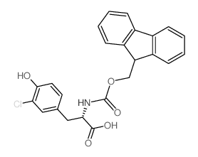 Fmoc-Tyr(3-Cl)-OH Structure