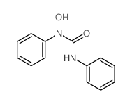 1-hydroxy-1,3-diphenyl-urea结构式