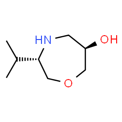 1,4-Oxazepin-6-ol, hexahydro-3-(1-methylethyl)-, (3S,6R)- (9CI) picture