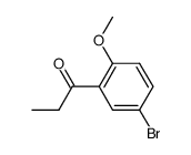 1-(5-bromo-2-methoxyphenyl)propan-1-one Structure