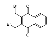 2,3-bis(bromomethyl)naphthalene-1,4-dione Structure