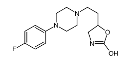 5-[2-[4-(4-fluorophenyl)piperazin-1-yl]ethyl]-1,3-oxazolidin-2-one Structure