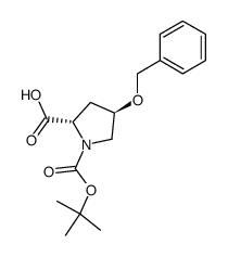 Nα-Boc-trans-4-Hyp(Bn)-OH Structure