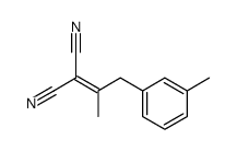 2-(1-(m-tolyl)propan-2-ylidene)malononitrile Structure