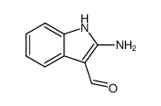 1H-Indole-3-carboxaldehyde,2-amino- Structure