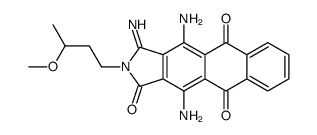 4,11-diamino-2,3-dihydro-3-imino-2-(3-methoxybutyl)-1H-naphth[2,3-f]isoindole-1,5,10-trione picture