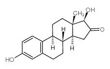 Estra-1,3,5(10)-trien-16-one,3,17-dihydroxy-, (17b)- Structure