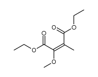 diethyl 2-methoxy-3-methylmaleate Structure