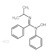 Benzenecarboximidamide,N-hydroxy-N'-(1-methylethyl)-N-phenyl-, monohydrochloride (9CI)结构式